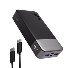 NOBIS 20000mAh 45W Power Bank Caricatore Portatile con USB C In/Out 4 porte