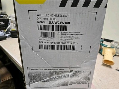 Jandy HydroCool White 24W 100 Ft. LED - JLUW24W100 New Open Box Pool Light