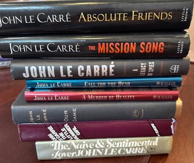 8 Books by John Le Carre-OUR GAME, A LEGACY OF SPIES, CALL FOR THE DEAD & More