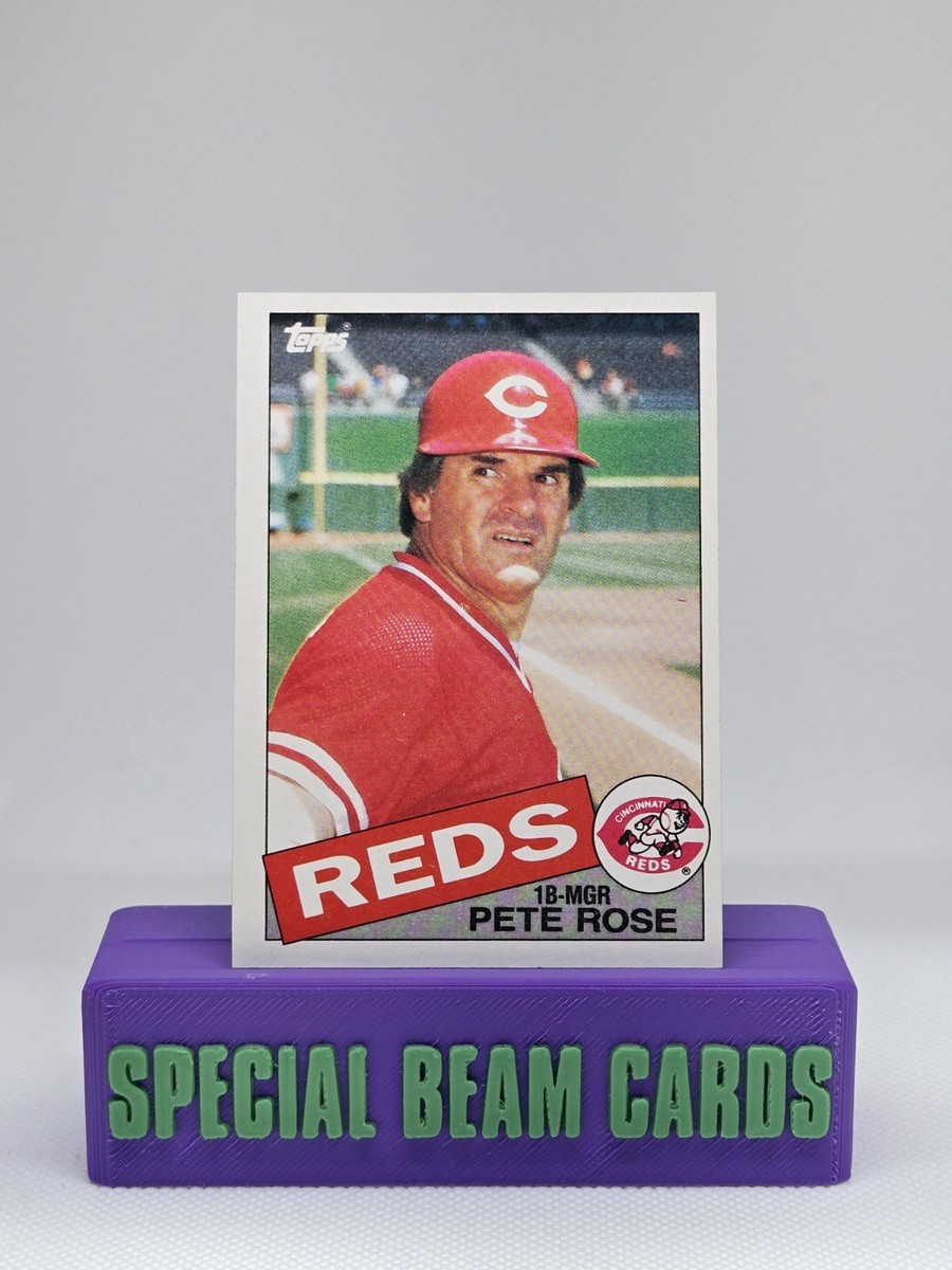 Pete Rose 1985 Topps Baseball Reds Base Card #1B - MGR 600 | eBay