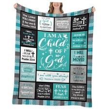 Christian Gifts for Women Faith - I Am a Child 60 50 I Am a Child of God teal