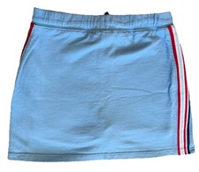 Girls  s Y2K Vtg Gap Kids Lt Blue Athletic Skort Stretch Sz 10 Draw String