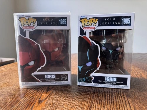 Funko Pop Animation Solo Leveling Igris #1985 CHASE & Common Bundle