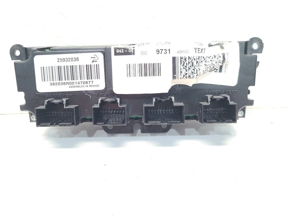 Control de temperatura Buick Enclave 2008-12 con desgaste ligero automático (CJ2)/VER DESCRIPCIÓN Foto 2 de 4