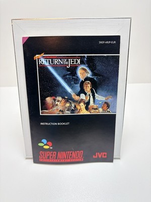 Super Star Wars Return of the Jedi SNES Anleitung Original Nintendo PAL