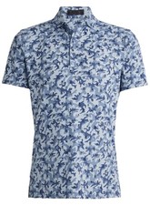 G/Fore G4 Polo Shirt Mens Size XL Icon Camo Tech Mapped Fjord MSRP 120