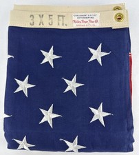 Valley Forge Challenger American Flag USA 3x5 Cotton 50 Stars & Stripes NOS Vtg