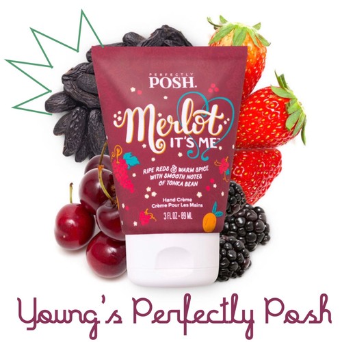 Perfectly Posh Merlot It's Me Hand Crème Wine Fragrance Hand Cream eBay