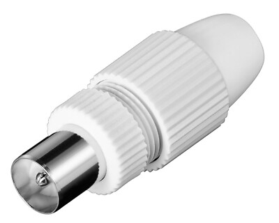 2 Stück Koax Quick Stecker Antennenstecker 9,5mm SAT TV Koaxial Antenne Kabel