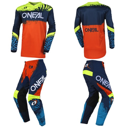 Maillot De Motocross Enfant O'Neal Element Shocker - Respirant, Polyester, Lavage Main