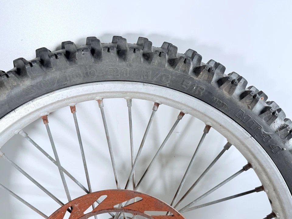 1999 93-97 KTM300EXC KTM 250 EXC conjunto de cubo de aro de pneu de roda dianteira com Pirelli - Imagem 4 de 4