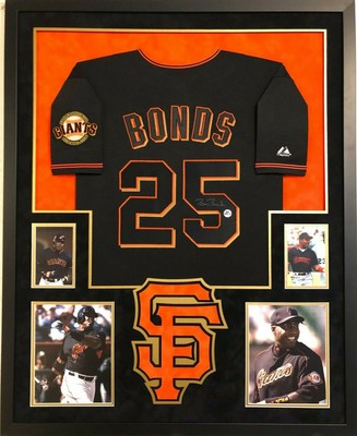 barry bonds autographed jersey