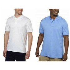 MEN'S KIRKLAND SIGNATURE EGYPTIAN COTTON POLO SHORT SLEEVE SHIRT SIZE M XL NWT