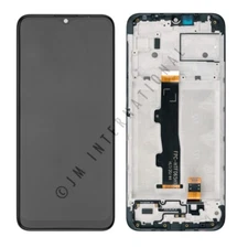 Motorola Moto E7 Power XT2097 LCD Display Digitizer Touch Screen Frame Assembly