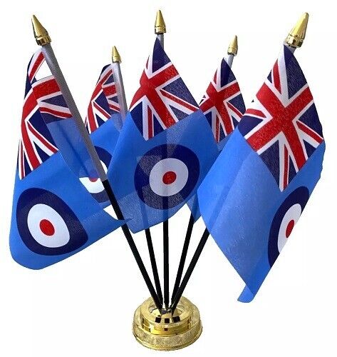 RAF Blue Ensign Royal Air Force Flag Table Flags Bunting Party Scrunchie Display - Picture 38 of 47