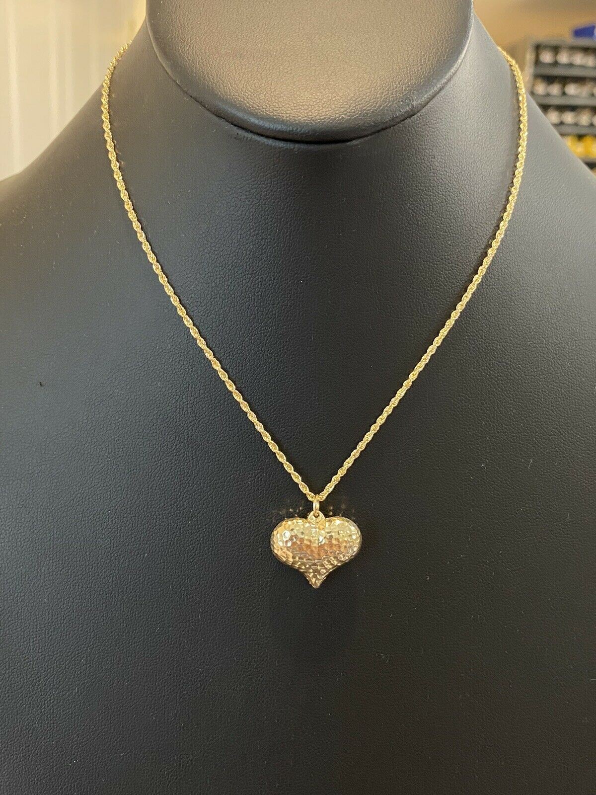 Gold Bubble Heart Pendant - Purchase Your Gold Necklace Today