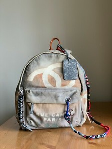 chanel graffiti backpack authentic