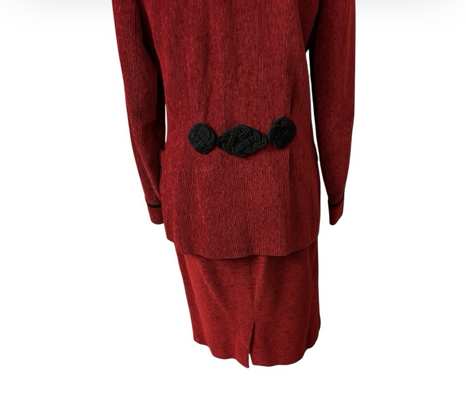 Giacca e gonna tuta donna vintage Yves Saint Laurent Encore taglia 8 ottima!