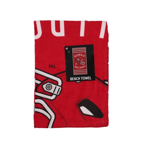 Toalla de playa Northwest NCAA Georgia Bulldogs "Stripes", 30" x 60" - Imagen 3 de 6