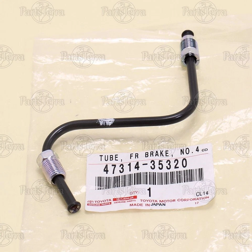 47314-35320 Nuevo tubo de freno delantero derecho Toyota FJ CRUISER 4RUNNER Lexus GX470 FABRICANTE DE EQUIPOS ORIGINALES Foto 2 de 4
