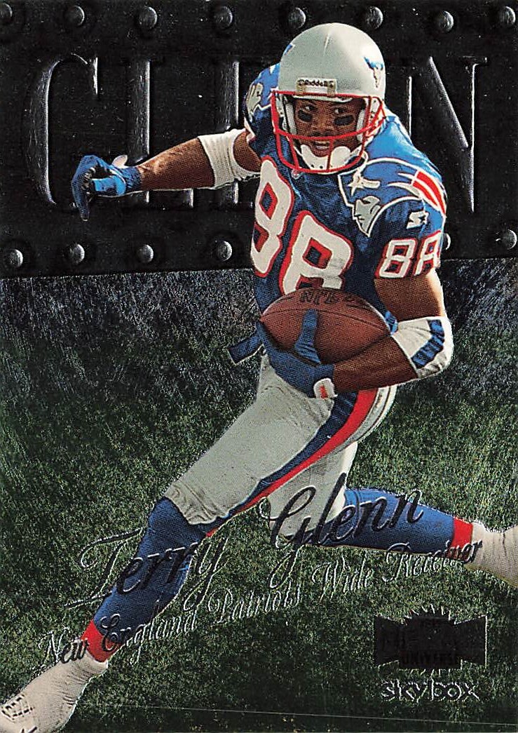 1999 SkyBox Metal Universe #101 Terry Glenn New England Patriots