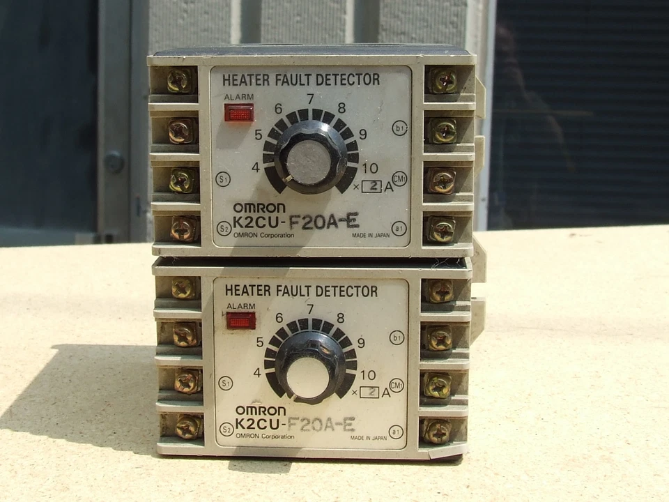 LOT SET of 2 Omron K2CU-F20A-E Heater Fault Detector Units with alarm f - Image 3 of 4