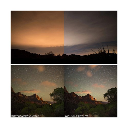 52mm Night Sky Light Pollution Reduction Filter for Camera Lenses with MRC16,... - Picture 4 of 7
