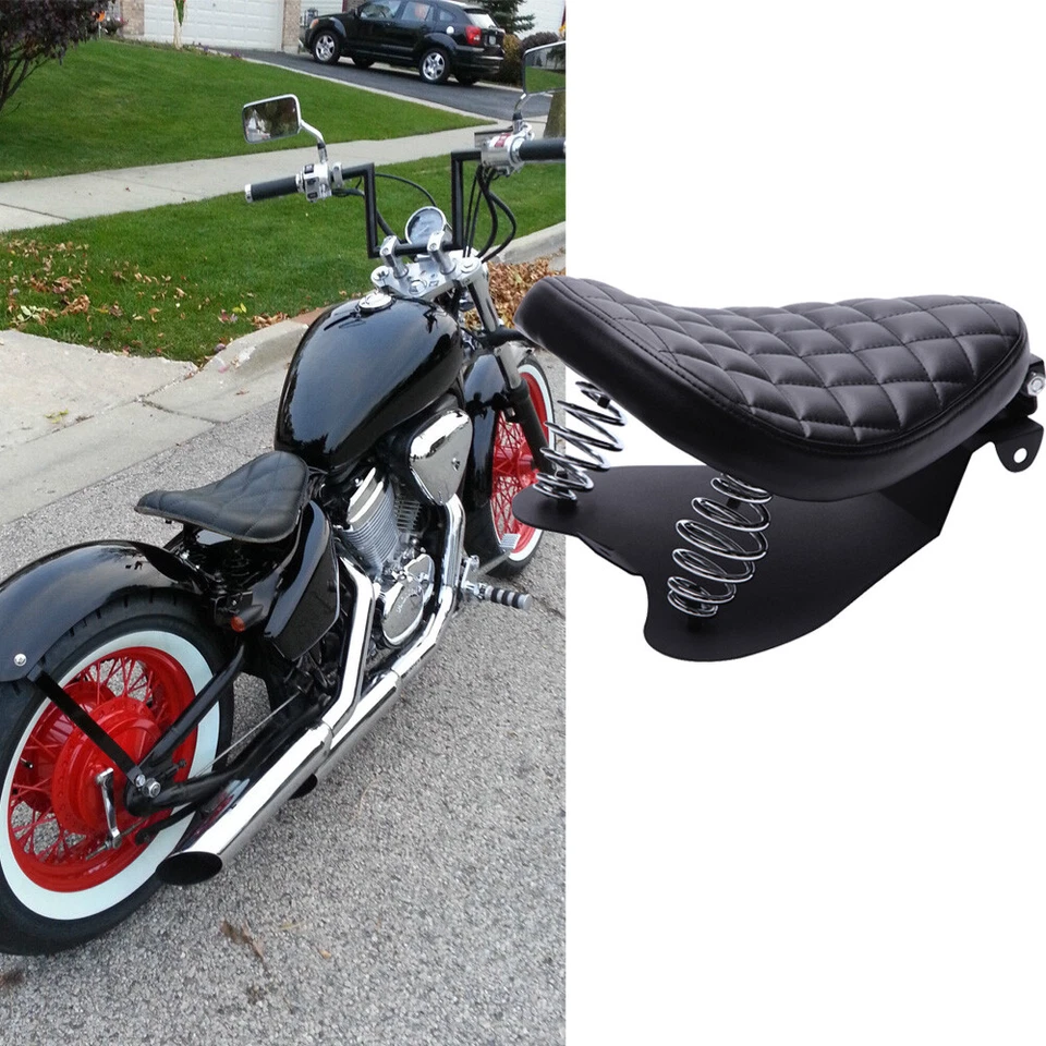 For Yamaha Virago XV750 XV250 XV535 Bobber Chopper Spring Solo Seat Base Saddle - Image 2 of 4