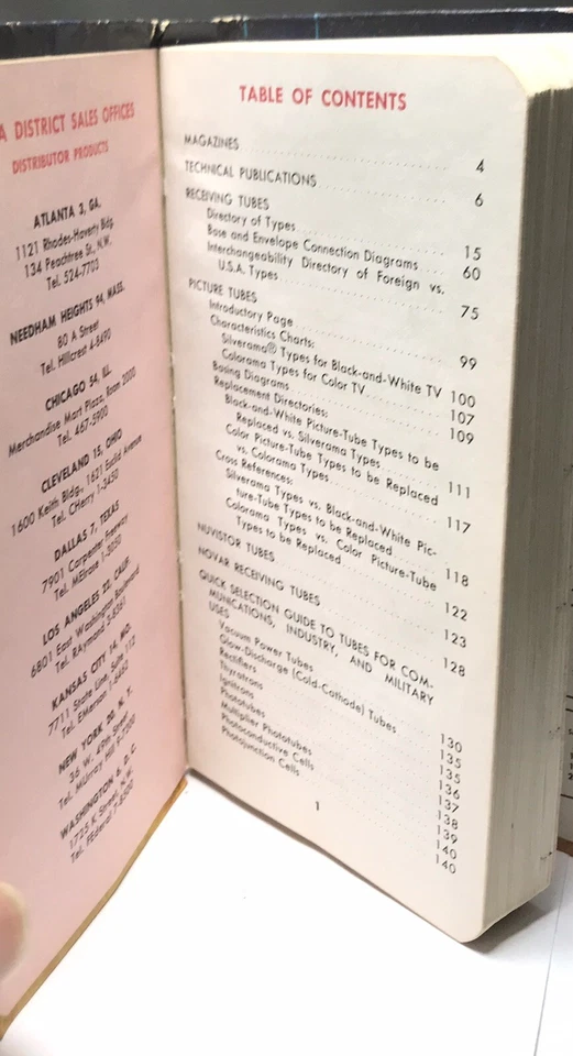 Vtg RCA Repair Reference Book 1963 Formulas Tubes Semiconductor Pocket Size - Image 3 of 4
