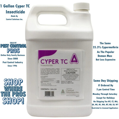 1 Gal Cyper TC Termiticide Insecticide Ant Roach Flea Pest Insect Control Gallon