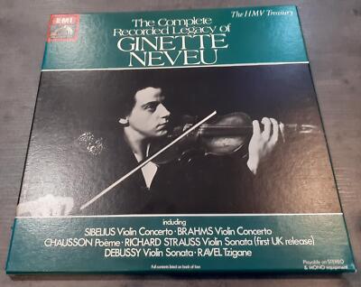 RLS 739 - THE COMPLETE RECORDED LEGACY OF GINETTE NEVEU - 4 LP SET EX+ VINYL