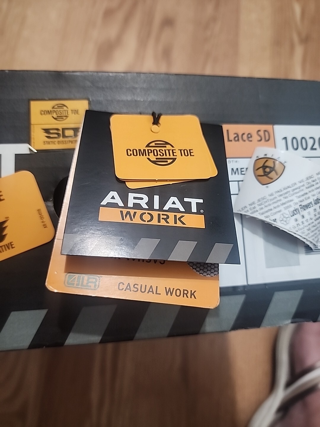 Ariat leather Lace Up Women's Work Boot Composite Toe & Electrical Hazard Sz 10 eBay