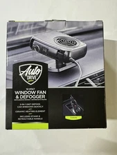 Auto Drive 12-Volt Window Fan & DeFogger 2 in 1 Unit Defogs Damaged Box