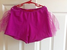 Girls Dance TULLE BUSTLE DANCE SHORTS MT3575 Size Small Adult