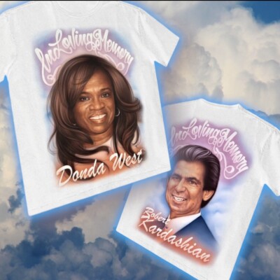 New Kanye West Saint Pablo Tour In Loving Memory Donda West & RoB KarDashian Tee