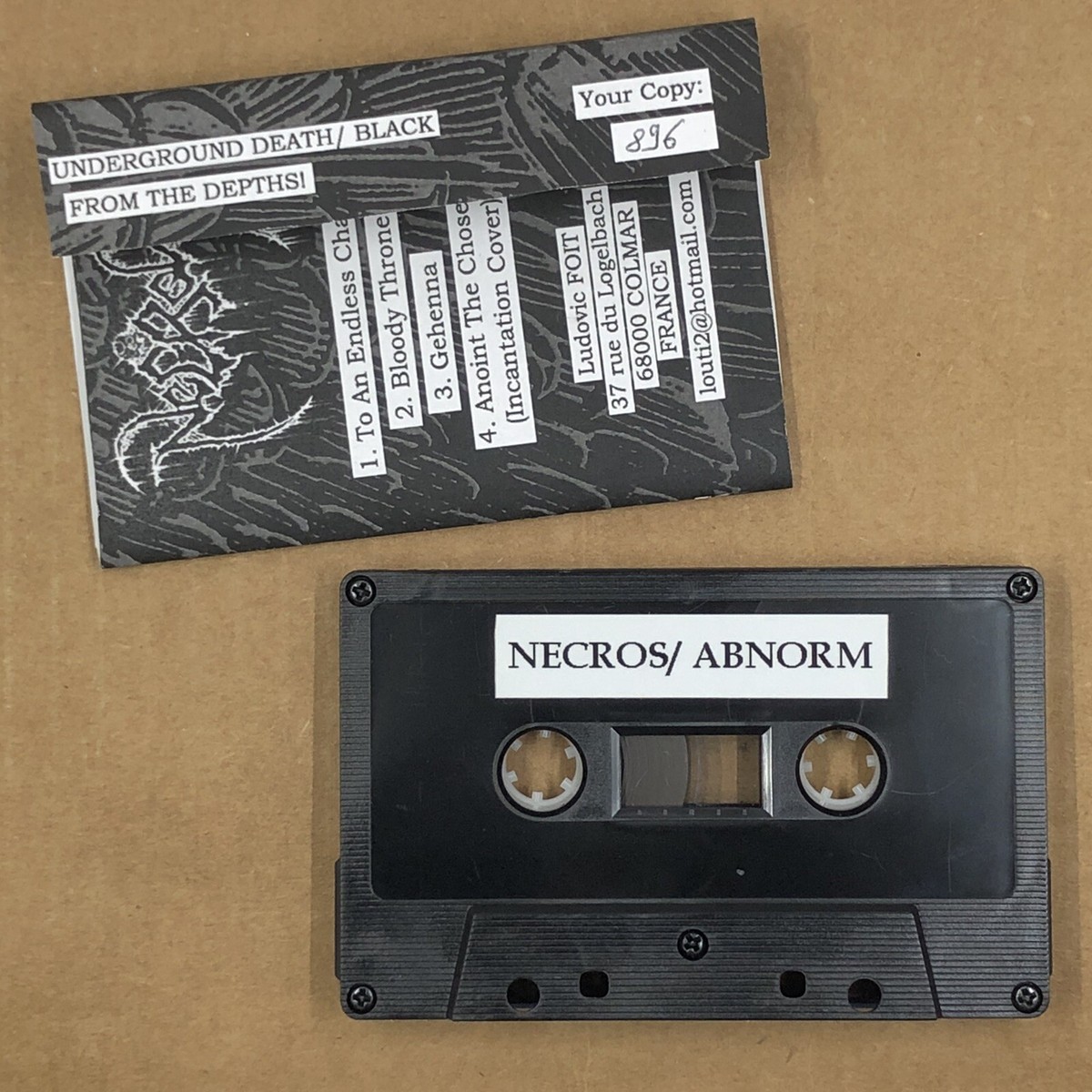 NECROS Cassette Tape ABNORM 