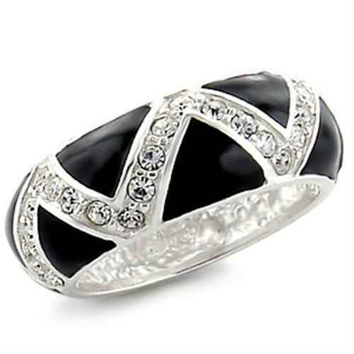 32615 - High-Polished 925 Sterling Silver Ring with Top Grade