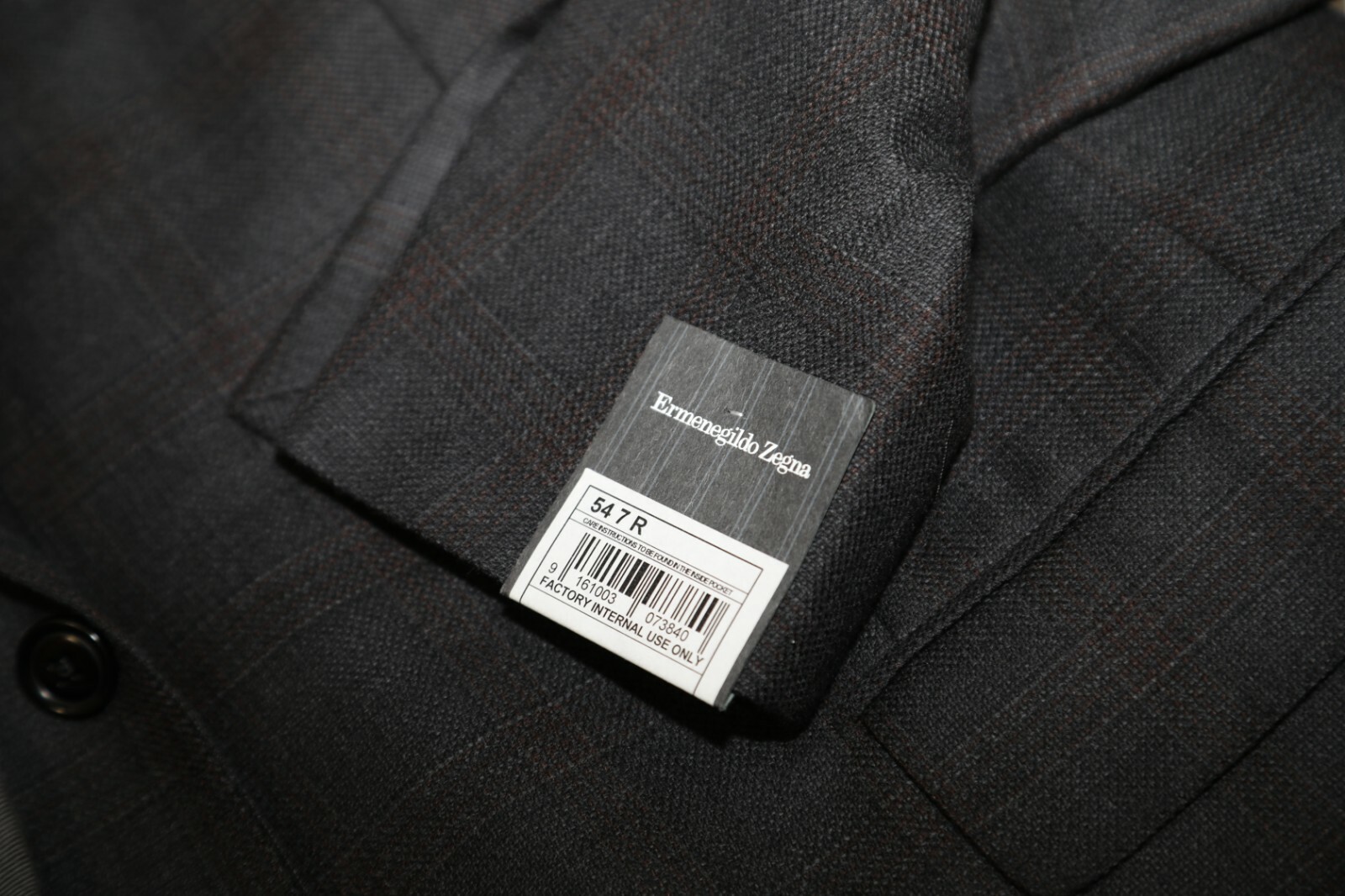 Ermenegildo Zegna Trofeo Light Two Button Blazer Jacket Size 44 R  $2,495 #289 image 6