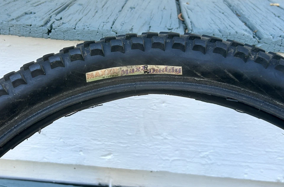 Neumático Maxxis Maxx Daddy 20 x 2,0 BMX Knobby Vintage Mid School 406 años 90 Foto 2 de 4
