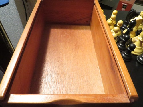 Vintage Allan Troy Chess-Drueke h/weight set W/OAK BOX! 2/3 The Queen's Gambit - Picture 5 of 5