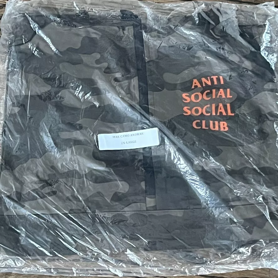 Anti Social Social Club Mak Camo Anorak Jacket 2XL NEW | eBay