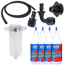 Quick Change Rear End Fill Tank Kit - 10 An Fittings Lucas 85w-140 4 Qt Racing Quick Change Rear End Fill Tank Kit - 10 An Fittings Lucas 85w-140 4 Qt Racing