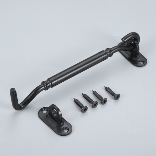 1Pc Window Catch Hookk And Eye Latch Lock 2 Colour Stainless Steel 110/150/205mm - Picture 32 of 39