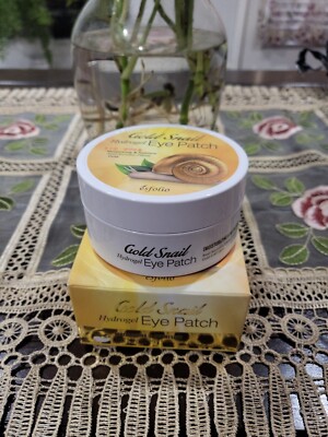 Esfolio Gold Snail Hydrogel Eye Patch 60 Sheets 3.17oz / 90g NIB Exp 2026