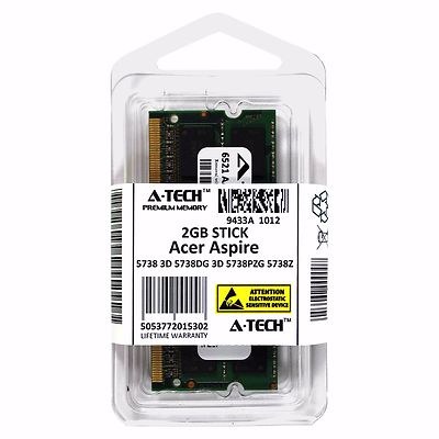 2GB SODIMM DDR2 Acer Aspire 5738 3D 5738DG 3D 5738PZG 5738z 5738Z 3D Ram Memory