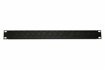 Gator GRW-PNLUNIKO 1RU Universal Knockout Panel with 16 Knockouts