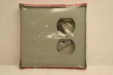 Wiremold G4046B, Combination Receptacle Telephone Cover Gray, 1 pc