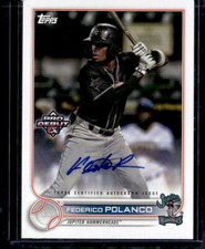 2022 Topps Pro Debut #PD-190 Federico Polanco Autographs