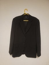 Claiborne Man's Suir Black Balzer Size 42R Modern Fit