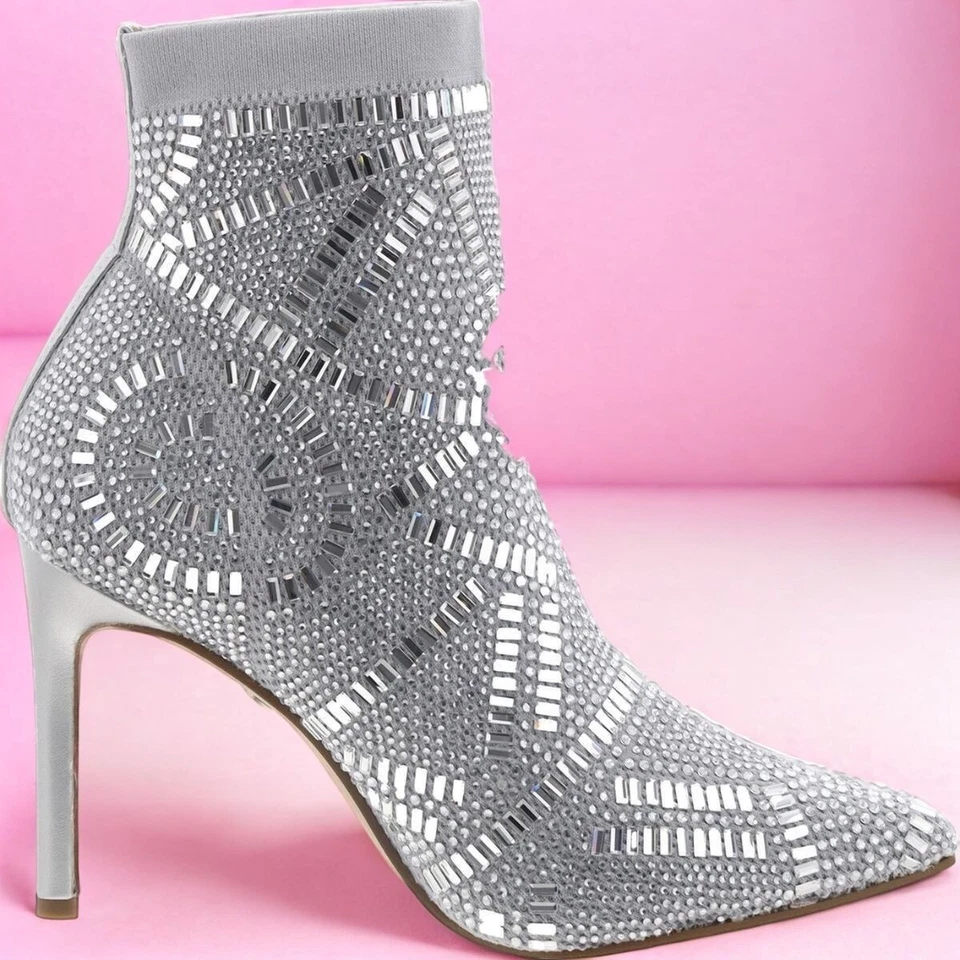 Thalia Sodi Womens Kami Embellished Pointed Toe Heel Ankle Boots Size 7.5M NIB - Image 2 of 4